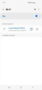 Wi-Fi Configuration using Cab3 – Lionel Power & Control